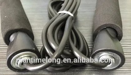 Fitness crossfit skipping ropes speed jump rope jump plastic skipping rope handle jump rope