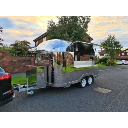 CDSJ Airstream Camping Trailer Pizza Truck BBQ Kitchen for Sale