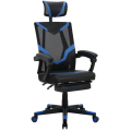 PP Incline Accougne Armression Mesh Gaming Chair PVC Tolstery
