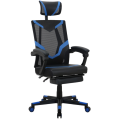 PP Recline Clainst Mesh Gaming Chair Pvc Tarine