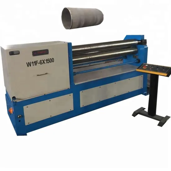 Manual Mechanical Steel Roller-bending Machine W11-6X1500