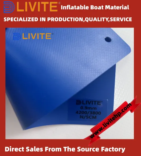 Livite 500GSM 0.4mm PVC light weight inflatable fabric