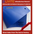 LIVITE 500GSM 0.4 mm de tela inflable de peso ligero de PVC