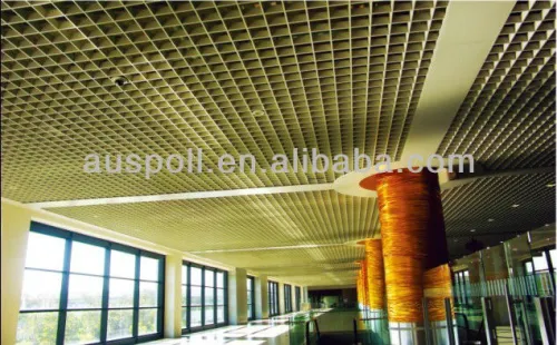 100x100mm Aluminum Open Cell Ceiling Design, High Quality 100x100mm ...