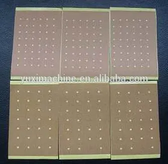 Medicine plaster patch dirlling cutting making machine