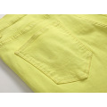 High Quality Custom Mens Yellow Denim Jeans