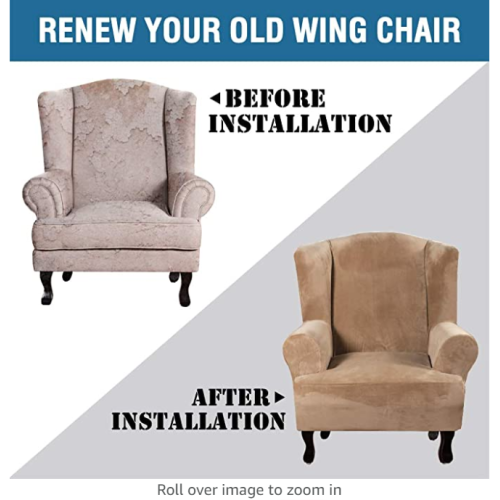 Original Velvet Stretch Living Room Chair Covers