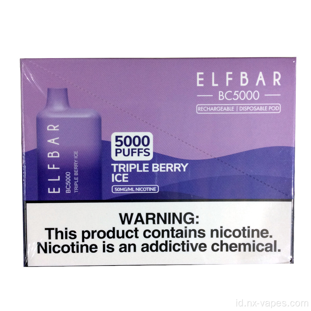 BAR ELF VAPE DISCHOBLE asli 5000 di dekat saya