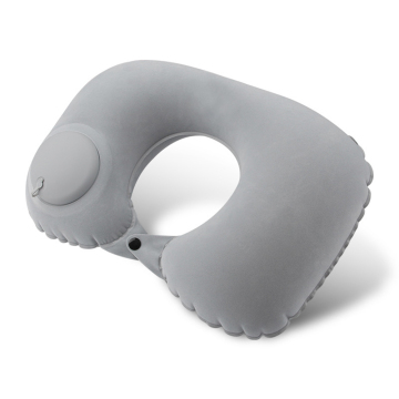 Self-Inflating Airplane Neck Pillow for Cool Comfort During Travel
