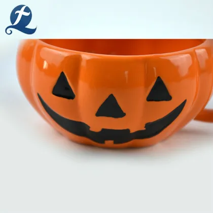 Halloween Theme Pumpkin Ceramic Tableware Set