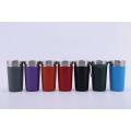 Spray molded outdoor portable cup with lid