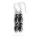 Double Hematite Earring With 925 Silver Hook