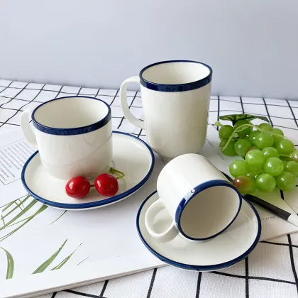 ceramic mugs sublimation porcelain mug set coffee tumbler ceramic tea cup drinkware tea set coffee set