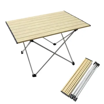 Custom Portable Foldable Camping Picnic Table - Aluminum Folding Egg Roll Table
