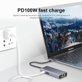 6 in 1 Dockingstation USB-C HDMI 4K60Hz