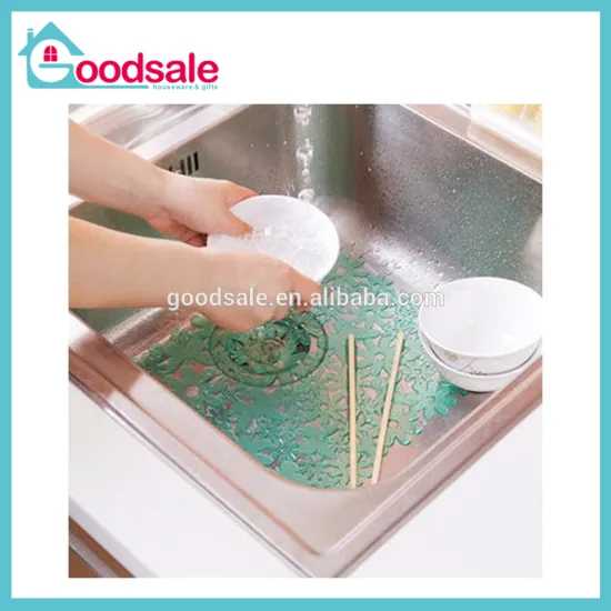 2016 Whosale Kitchen Accessories PVC Kitchen Sink Mat