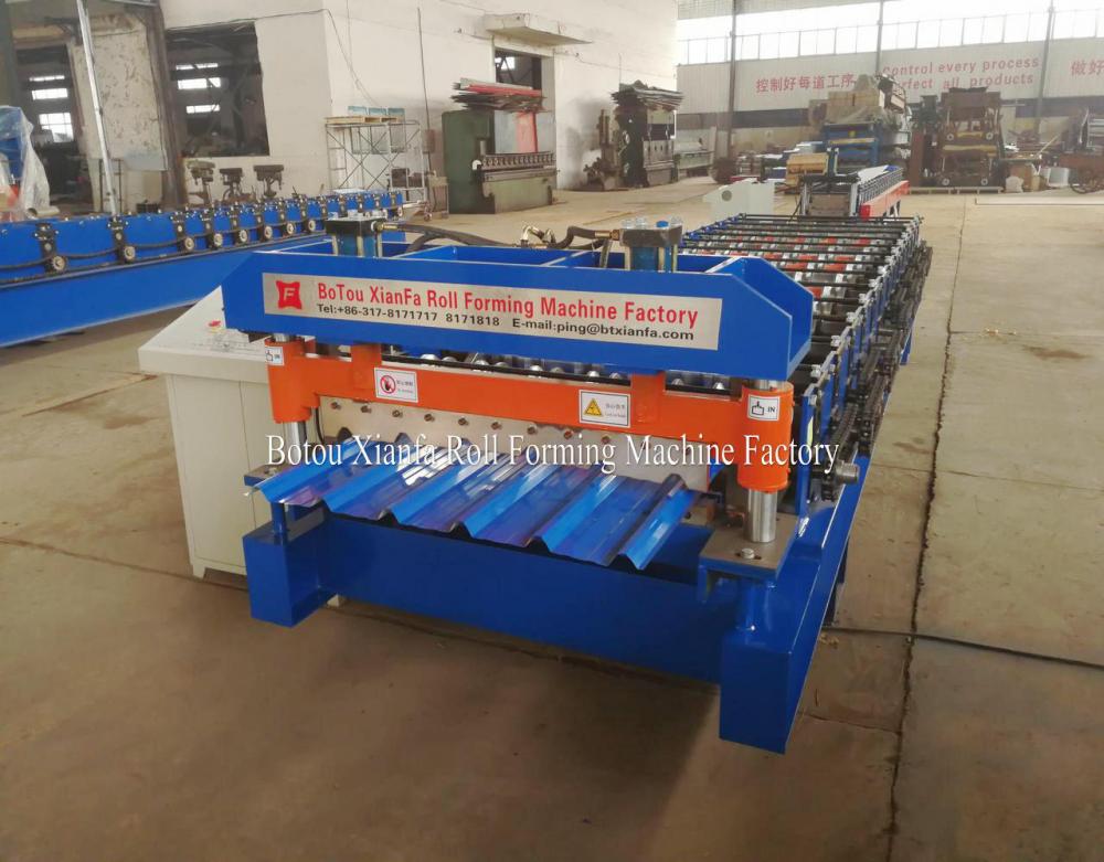 Tile Roofing Cold Trapezoid Roof Sheet Rolling Machine