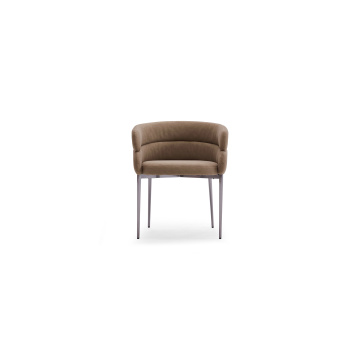 Velvet de tela moderno Diseño nórdico sillas de comedor muebles de comedor muebles para el hogar acero inoxidable silla de guano