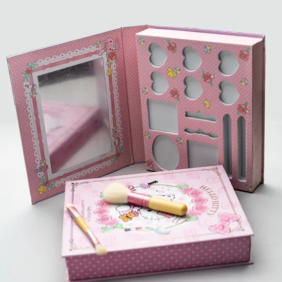 Custom Design Kraft Cosmetics Paper Eyeshadow Palette Box