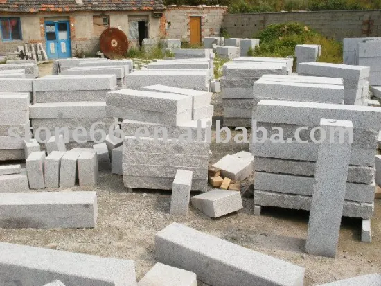 Pavement G341 Grey Granite Curbs
