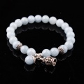 cat eye stone Crown Crystal crack Bead Bracelet luxury charm couple jewelry men's and women's Christmas gifts