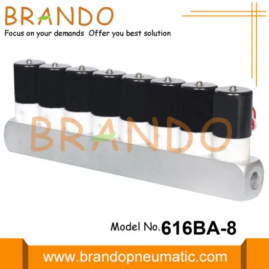 PTFE Diaphragm Isolation Solenoid Valve And Manifold