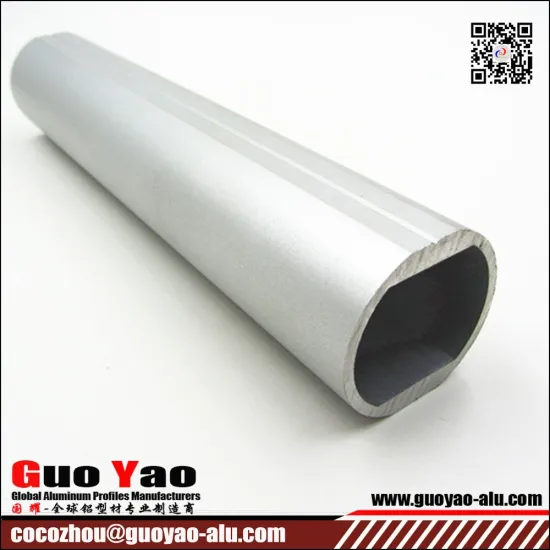 Silver Anodized Aluminum Tube