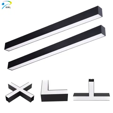 Supermarket Office Hanging Light: 4Ft*8Ft Rectangular Dimmable 20W Linear Pendant Light