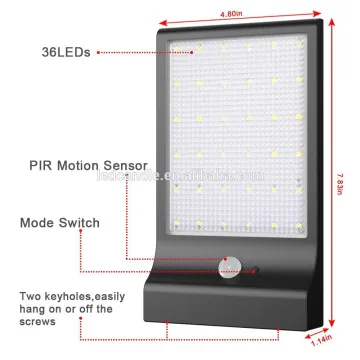 YIFAN 24Led solar light parts waterproof motion solar powered led grow lighting
