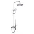 Wall Mounted Modern Design Bathroom Bath Rainfall Shower Mixer Set with bidet sprayer