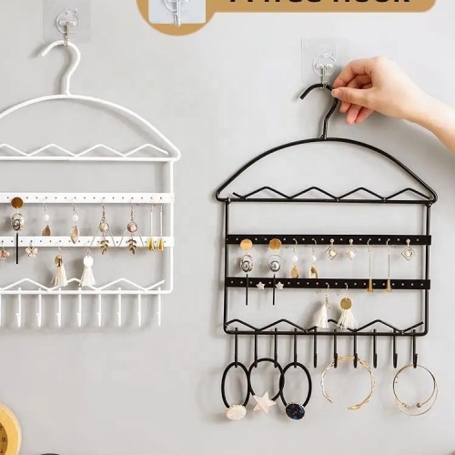 قفسه سازمان دهی جواهرات فلزی 3 طبقه قابل تنظیم