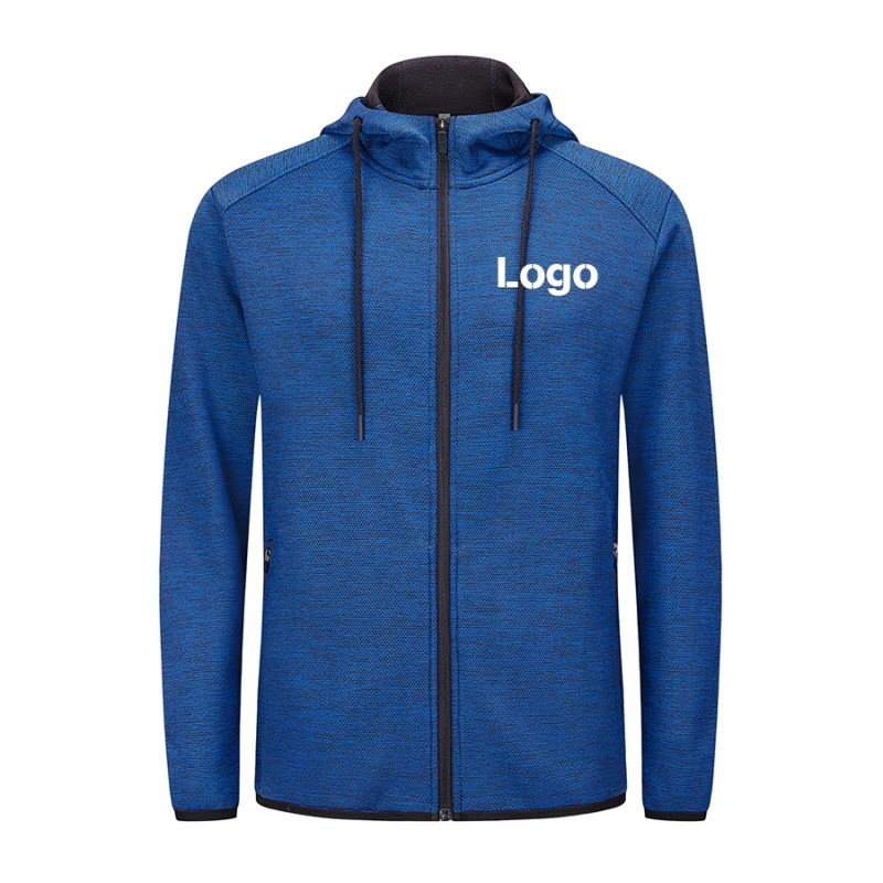 Men Sport Hooded Solid Color Pullover Hoodie