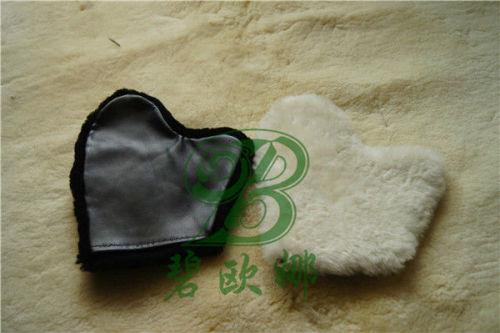 new style sheepskin kids cooking gloves