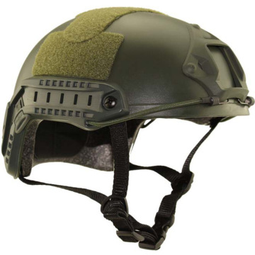 FAST Green Tactical Helmet - Lightweight & Modular for Outdoor Security