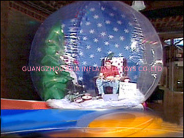Christmas Holiday Decoration Inflatable Snow Globe For Outdoor