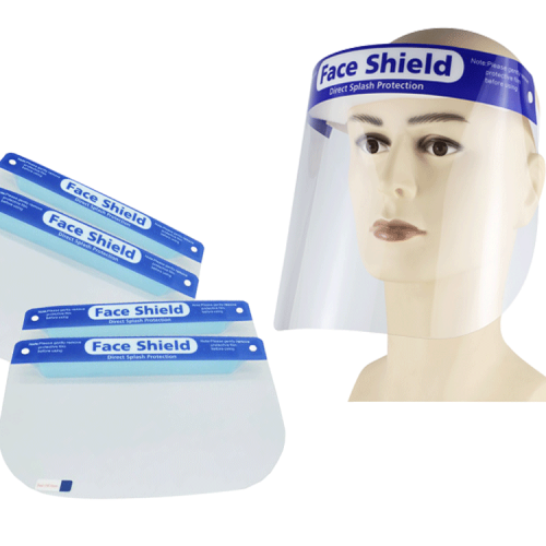Custom PET Plastic Protective Full Face Visor Shield