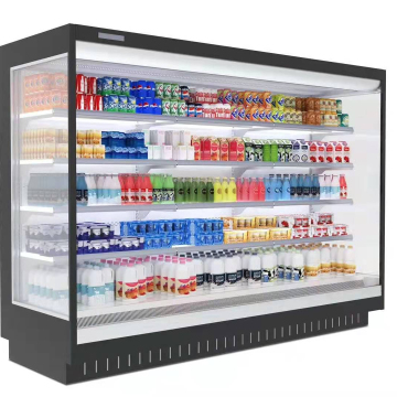 Chefmax Commercial 4 Glass Door Beer Milk Refrigerator Freezer Cabinet