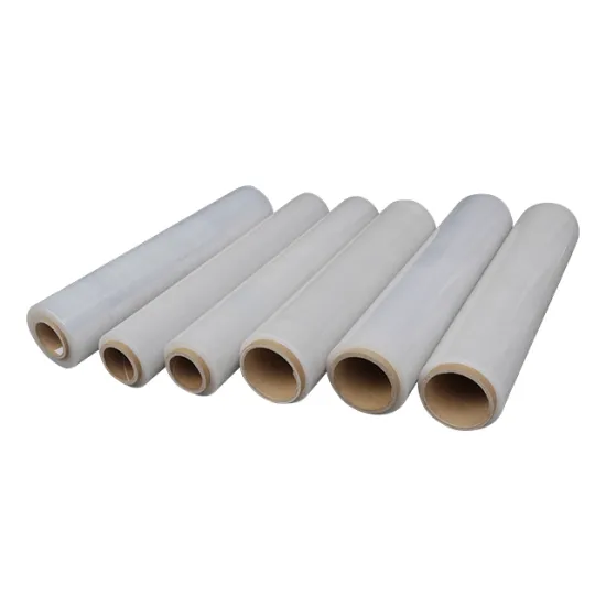 Stretch wrapped transparent film