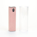 Botella de spray de automatizador de perfume de plástico cuadrado de 10 ml de 10 ml Color de color rosa elegante