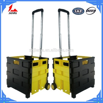 Folding shopping cart with seat folding shopping cart with 2 wheels