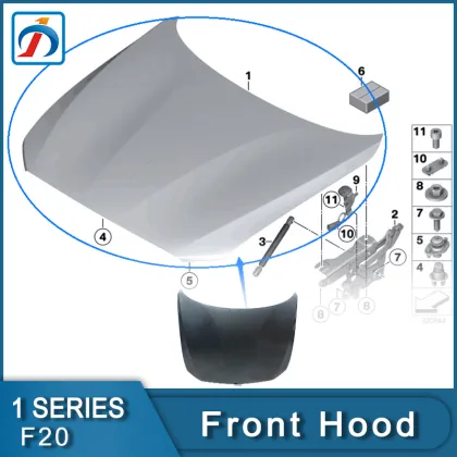 2010-2015 BMW 1 Series F21 F20 116i 118i 120d 125i Engine Hoods - 41007290942