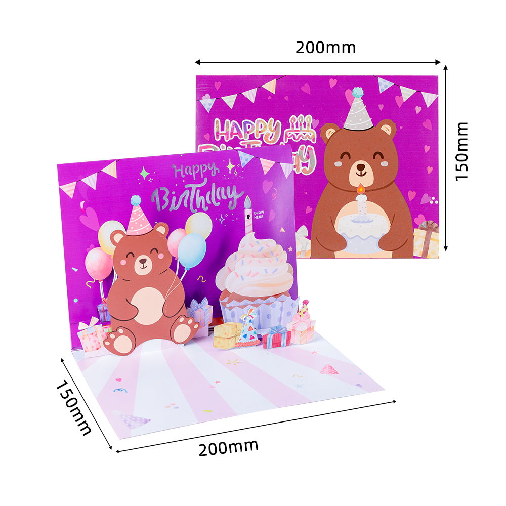 birthday greeting card with music