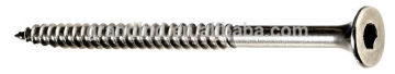 03108 Hex socket head decking screw T17 with nibs under head