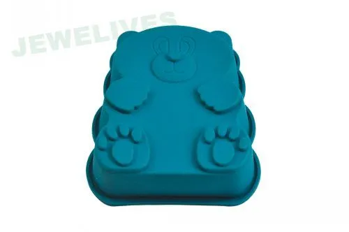 Direct Factory Offer 100% Silicone Cake Mould In Bear Style 