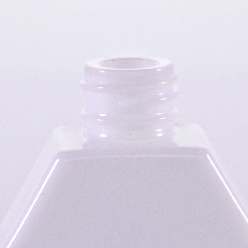 سداسي شكل زجاجة قطارة زجاجية بيضاء للمصل