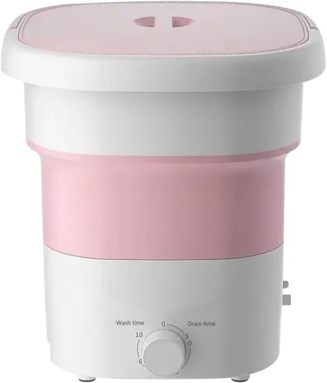 Small high-efficiency folding washing machine