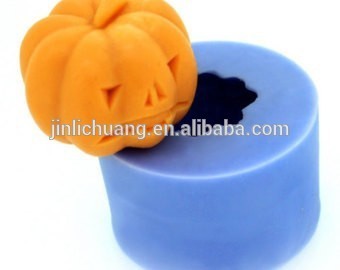 Top quality new design pumpkin shape silicone soap molds