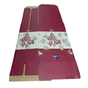 6 bottles of wine color carton
