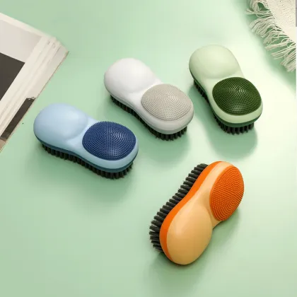 Second Generation Multifunctional Plastic Cleaning Brush for Laundry and Household Use