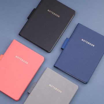 A5 Notebook Travel Leather Custom Printing με στήριγμα στυλό